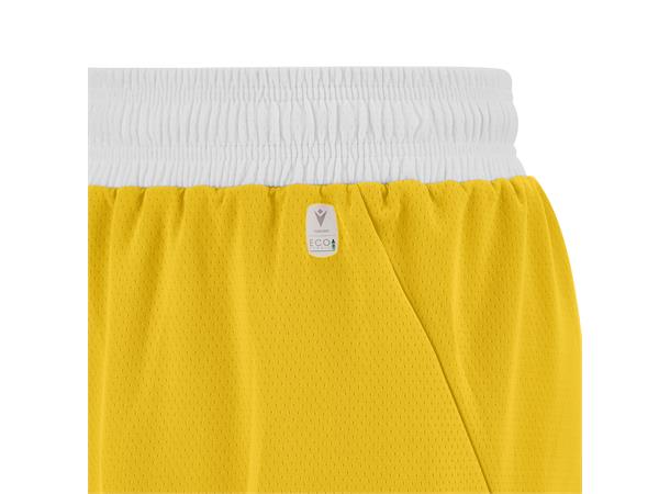 Kansas Basket Eco Shorts YEL/WHT 3XL Teknisk basketshorts - Unisex 