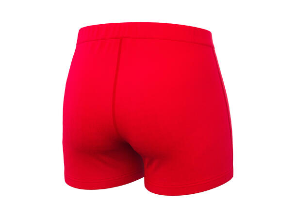 Flower Shorts RED M Løpe Shorts - Dame 