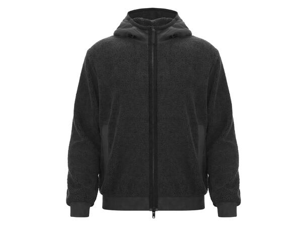 Sapporo Icon full zip teddy BLK S Fullzip Fleecejakke - Unisex 